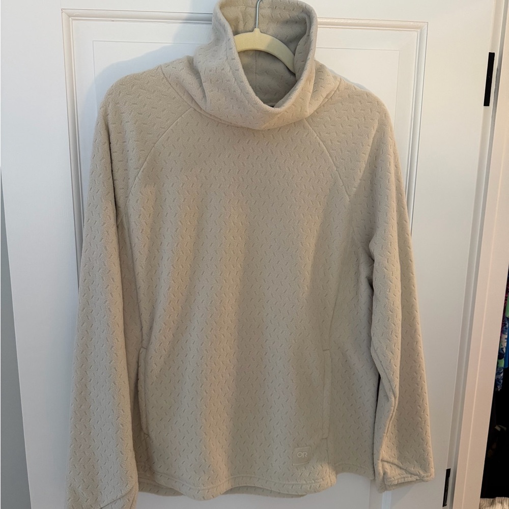 Outdoor Research Cream Cowl Neck Women's Sweater